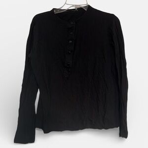 Proenza Schouler black Henley szL
